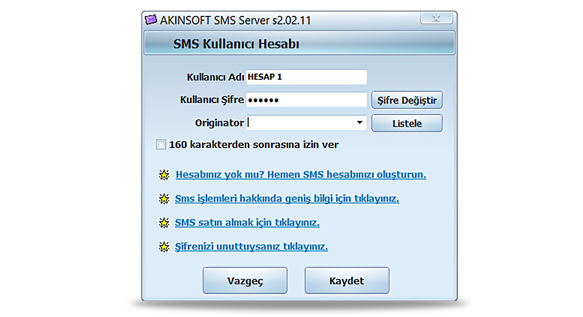SMS Server 